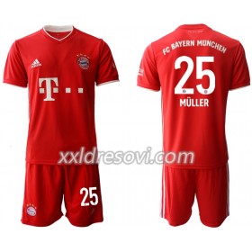 FC Bayern München Thomas Muller 25 Domaći Dječji Komplet Dresovi za Nogomet 2020-2021 (+ kratke hlače)